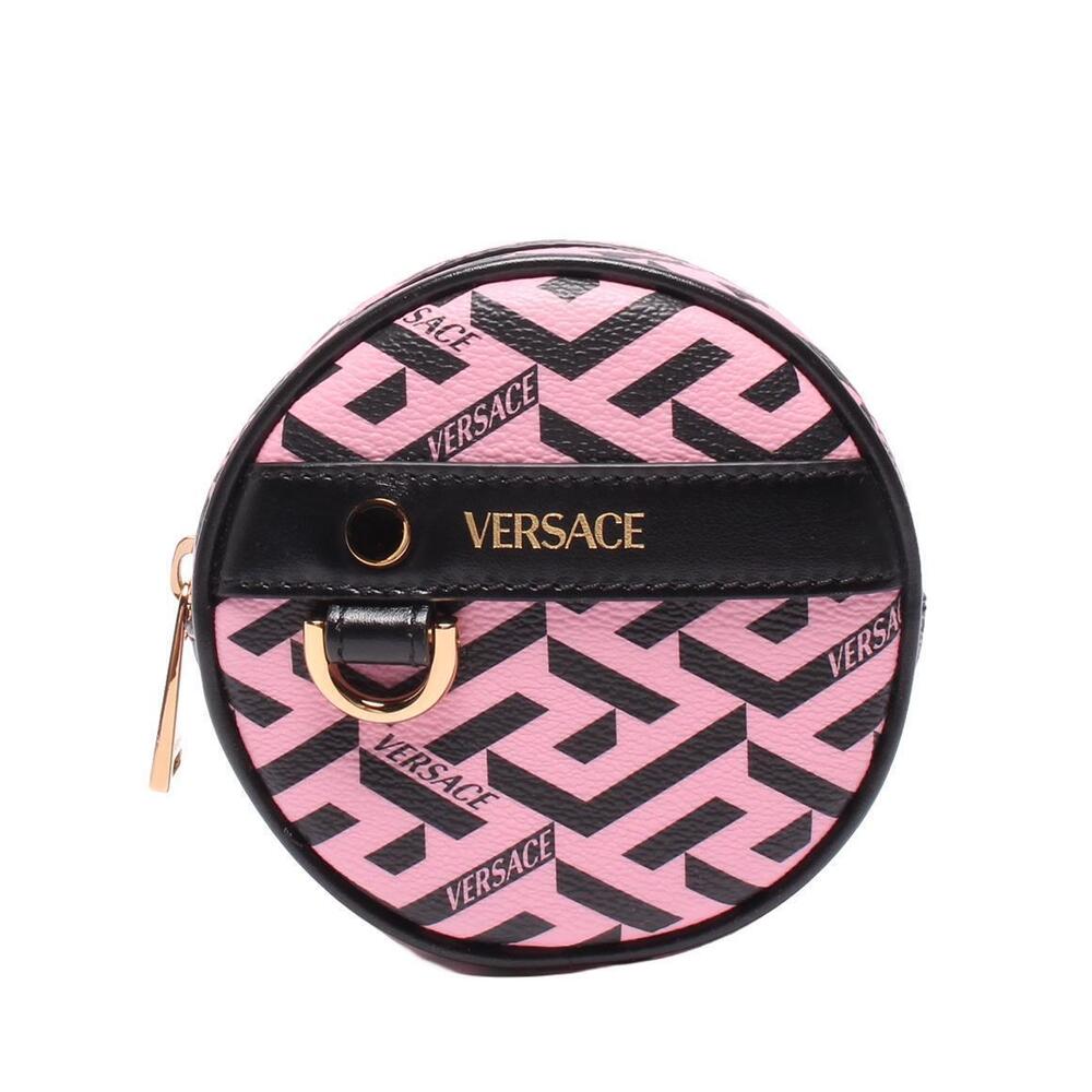 Versace La Greca circle pouch